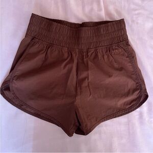 Victoria’s Secret Pink activewear brown shorts